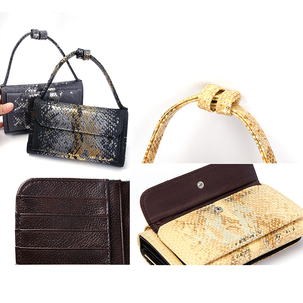 Snake Skin Clutch Bag With Strap Wholesale